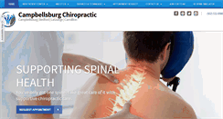 Desktop Screenshot of campbellsburgchiropractic.com